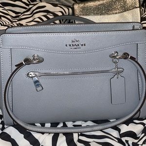 Grey coach purse